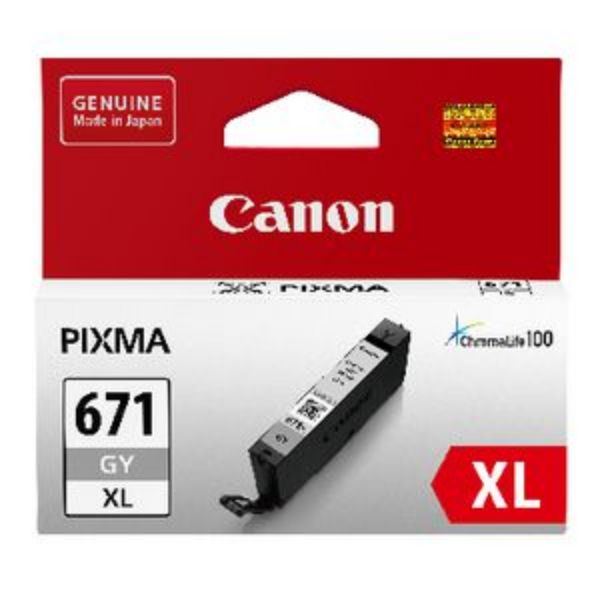 Picture of CANON CLI671XL GREY INK CARTRIDGE