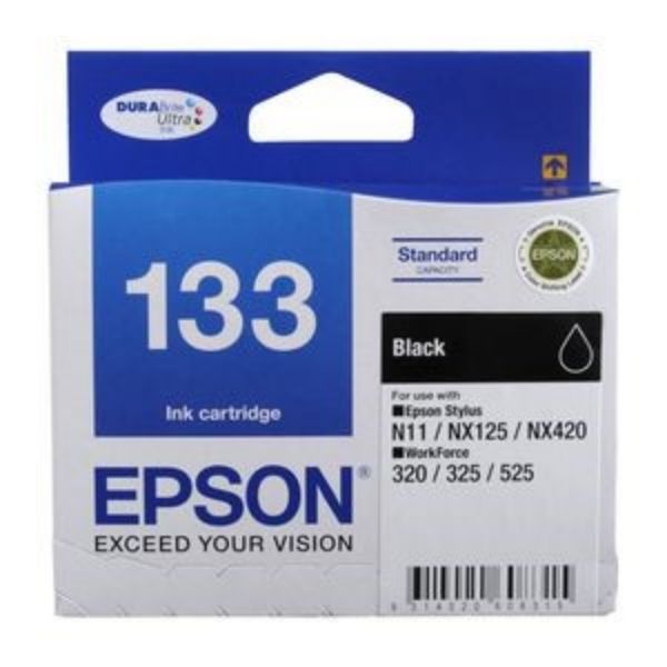 Picture of EPSON 133 BLACK INK CARTRIDGE