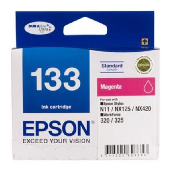 Picture of EPSON 133 MAGENTA INK CARTRIDGE