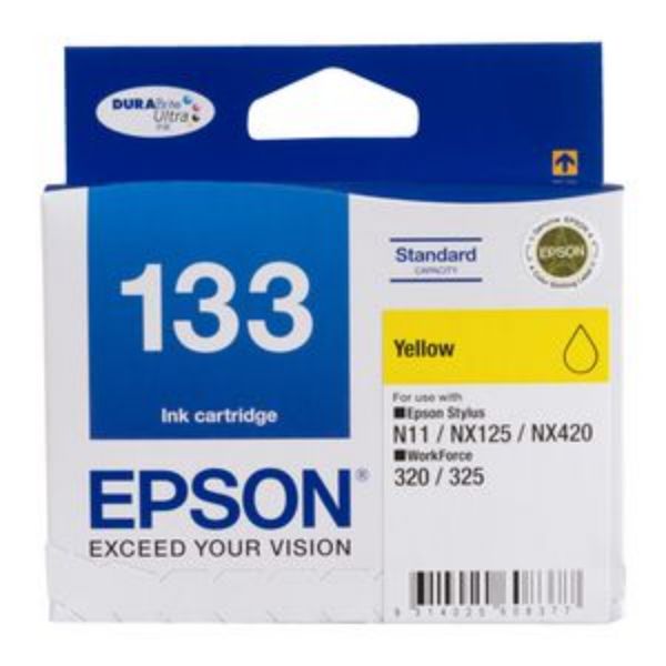 Picture of EPSON 133 YELLOW INK CARTRIDGE