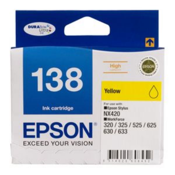 Picture of EPSON 138 YELLOW INK CARTRIDGE