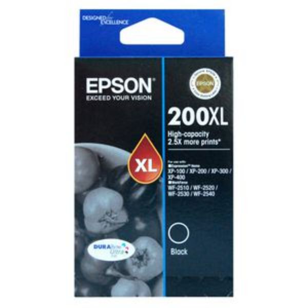 Picture of EPSON 200 HY BLACK INK CARTRIDGE
