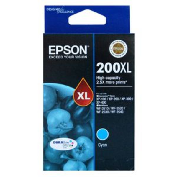 Picture of EPSON 200 HY CYAN INK CARTRIDGE