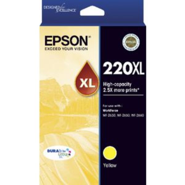 Picture of EPSON 220 HY YELLOW INK CARTRIDGE