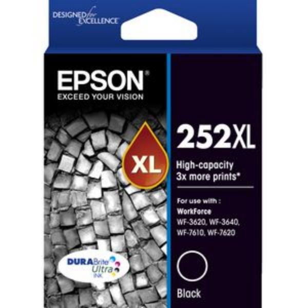 Picture of EPSON 252 HY BLACK INK CARTRIDGE
