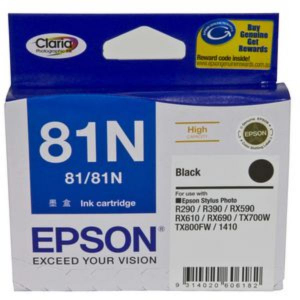 Picture of EPSON 81N HY BLACK INK CARTRIDGE