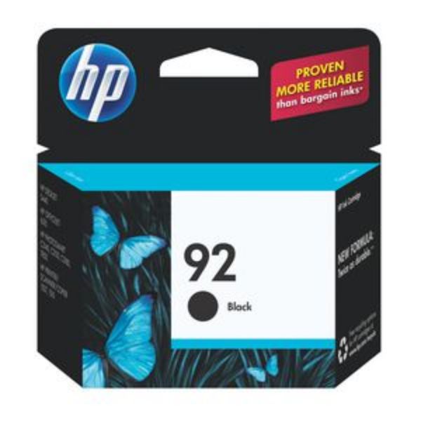 Picture of HP 92 Black Ink Cart C9362WA