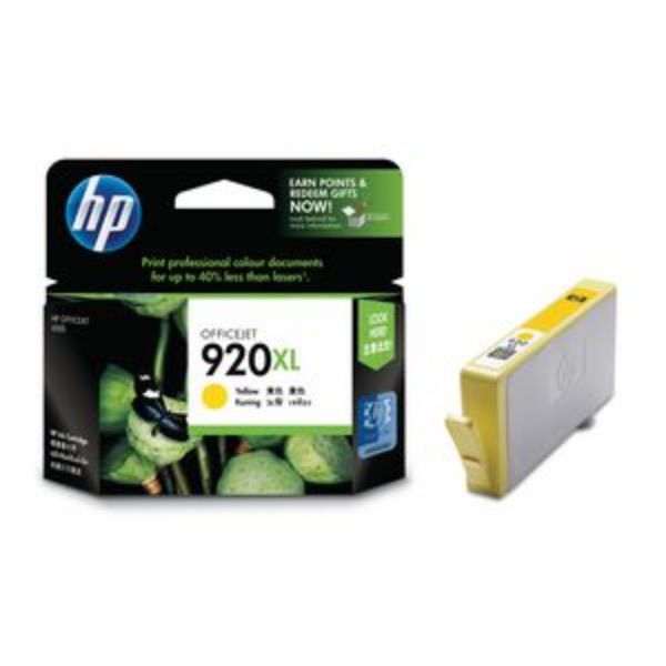 Picture of HP 920 Yellow XL Ink CD974AA