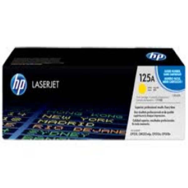 Picture of HP 125A Yellow Toner Cartridge CB542A - 1,400 pages