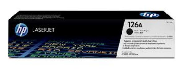 Picture of HP 126A Black Toner Cartridge - 1,200 pages