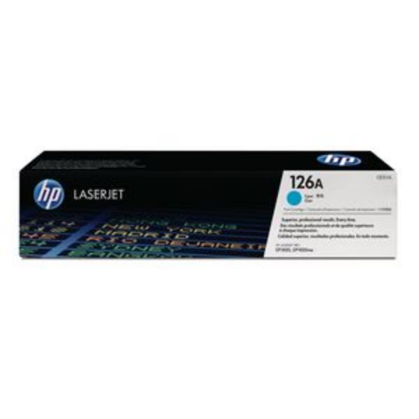 Picture of HP 126A Cyan Toner Cartridge - 1,000 pages
