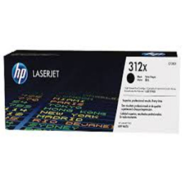 Picture of HP 312X Black Toner Cartridge - 4,400 pages
