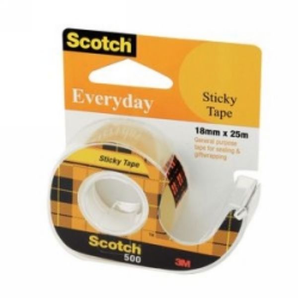 Picture of TAPE SCOTCH EVERYDAY STICKY #500 18X25M