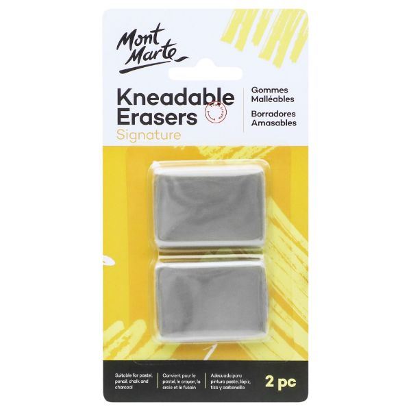 Picture of Mont Marte Kneadable Erasers 2pc Clamshell