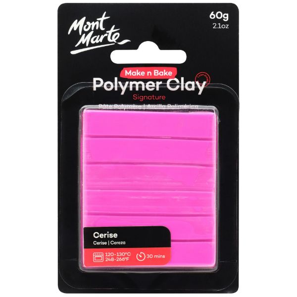 Picture of Mont Marte Make n Bake Polymer Clay 60g - Cerise