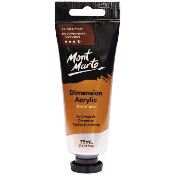 Picture of Mont Marte Dimension Acrylic 75mls - Burnt Umber