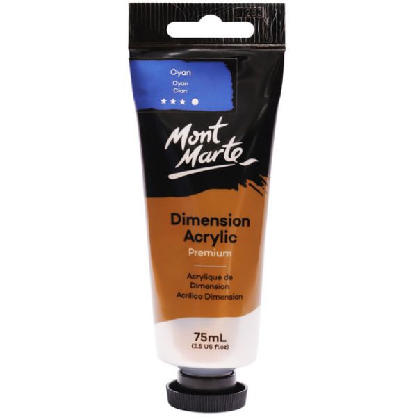 Picture of Mont Marte Dimension Acrylic 75mls - Cyan Blue