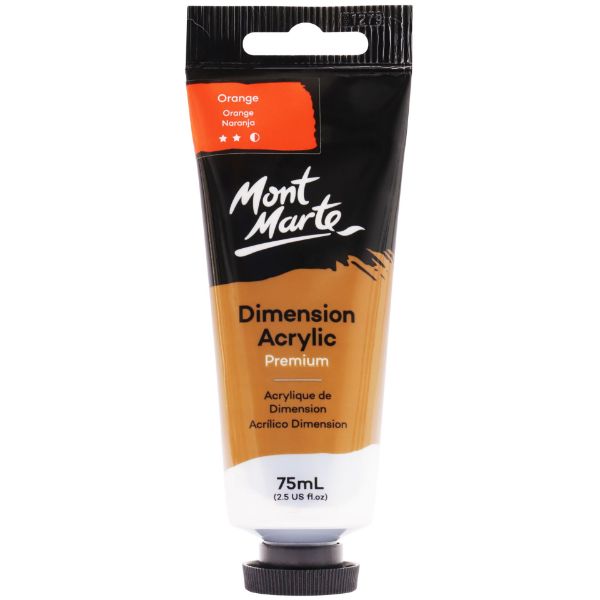 Picture of Mont Marte Dimension Acrylic 75mls - Orange