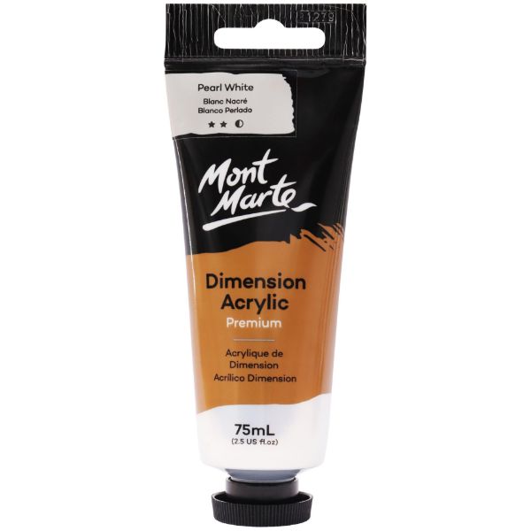 Picture of Mont Marte Dimension Acrylic 75mls - Pearl White