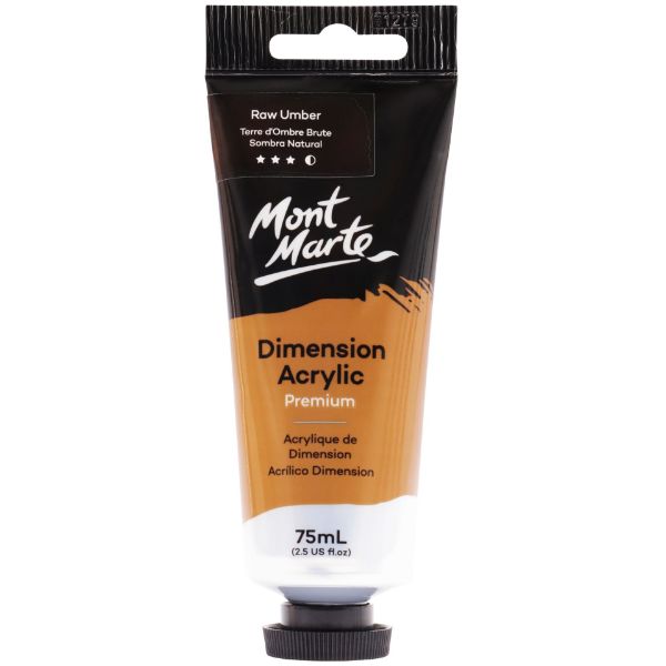 Picture of Mont Marte Dimension Acrylic 75mls - Raw Umber