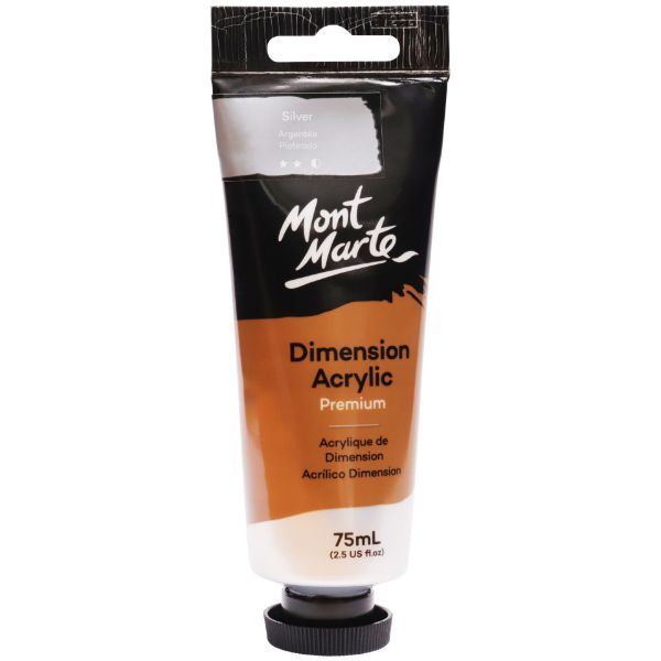 Picture of Mont Marte Dimension Acrylic 75mls - Silver