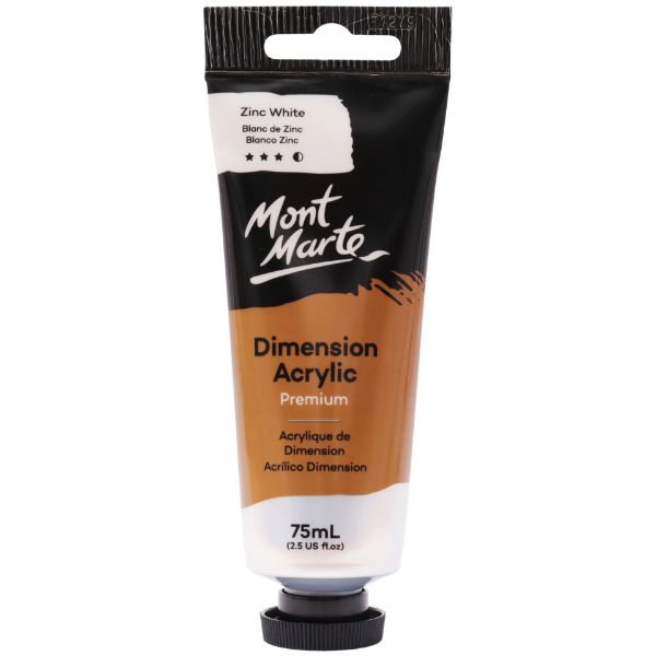 Picture of Mont Marte Dimension Acrylic 75mls - Zinc White