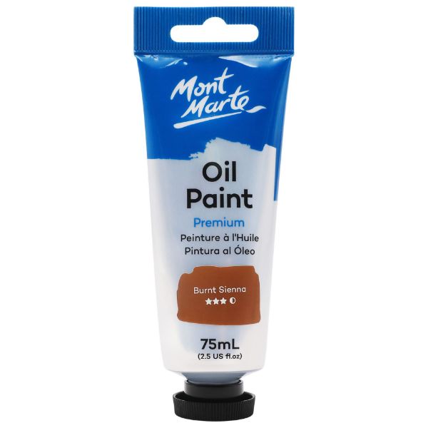 Picture of MONT MARTE Oil Paint 75ml - Burnt Sienna