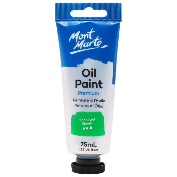 Picture of Mont Marte Oil Paint 75mls - Monastral Green