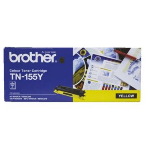Picture of Brother TN-155Y Yellow Toner Cartridge - 4,000 pages