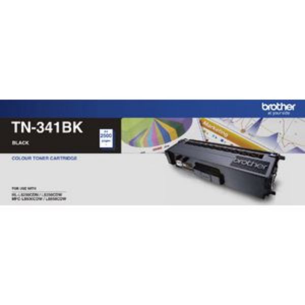 Picture of Brother TN-341 Black Toner Cartridge - 2,500 pages