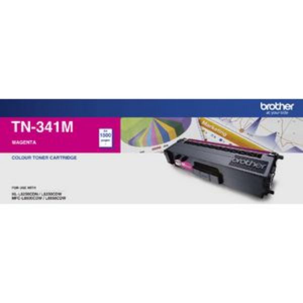 Picture of Brother TN-341 Magenta Toner Cartridge - 1,500 pages