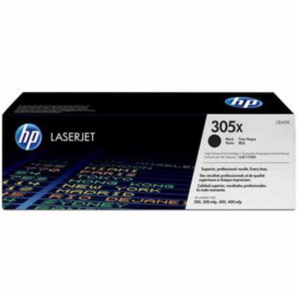 Picture of HP 305X Black Toner Cartridge XL - 4,000 pages