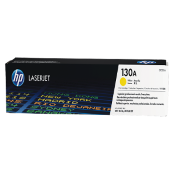 Picture of HP 130A Yellow Toner Cartridge - 1,000 pages