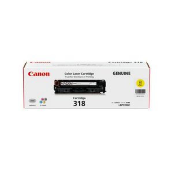 Picture of Canon CART318 Yellow Toner - 2,400 Pages