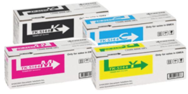 Picture of Kyocera TK-5144 Yellow Toner Cartridge - 5,000 pagfes