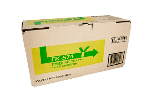 Picture of Kyocera TK-574 Yellow Toner 12,000 pages