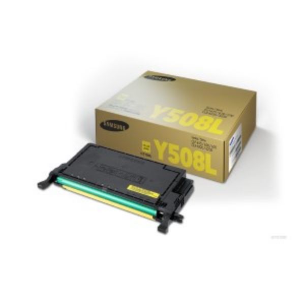 Picture of Samsung CLT-Y508L Yellow Toner Cartridge - 4,000 pages @ 5