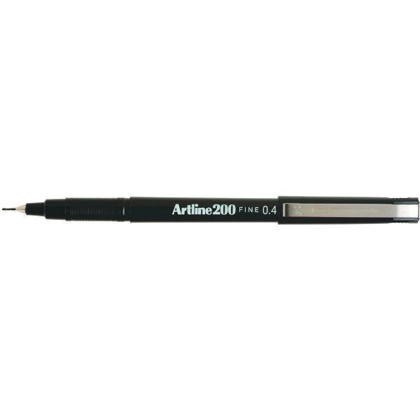 Picture of Artline 200 Fineliner Pen 0.4mm Black