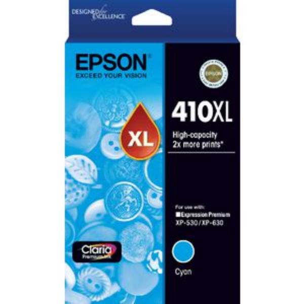 Picture of Epson 410 HY Cyan Ink Cartridge