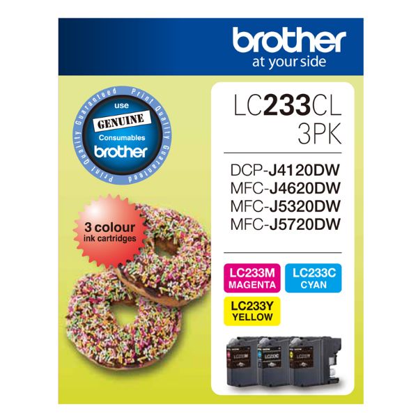 Picture of Brother LC-233 CMY Colour Pack