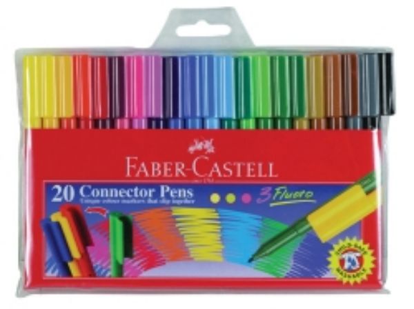 Picture of MARKER FABER-CASTELL CONNECTOR PENS WLT20