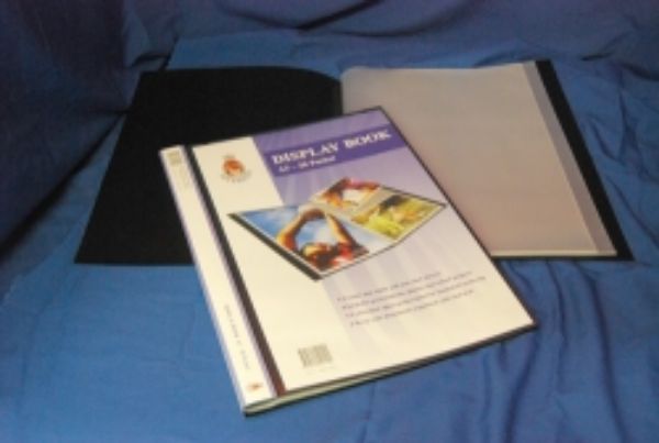 Picture of DISPLAY BOOK A3 SOVEREIGN 20 POCKET BLACK