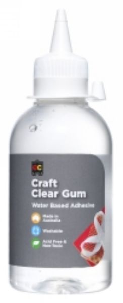 Picture of GLUE CRAFT EC CLEAR GUM WATER BASED 250M