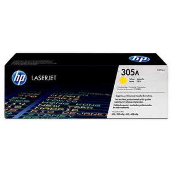 Picture of HP 305A Yellow Toner Cartridge - 2,600