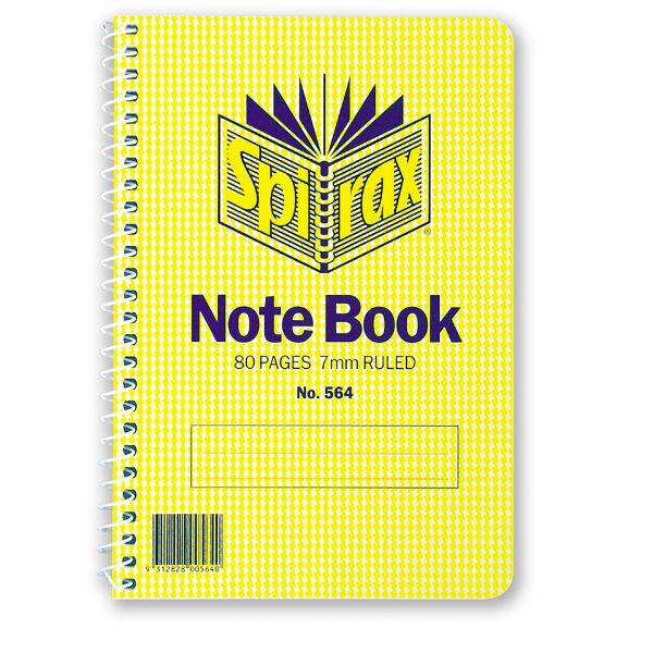 Picture of Notebook Spirax 564 Side Opening 167x114mm 80 Page