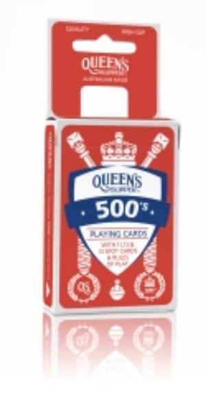 Picture of PLAYING CARDS QUEEN SLIPPER 500