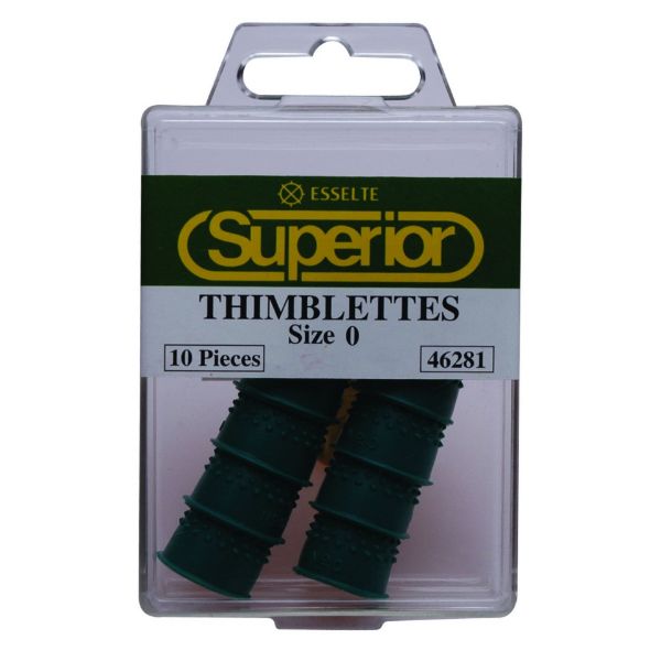 Picture of Thimblettes Superior Size 0 Green Box of 10
