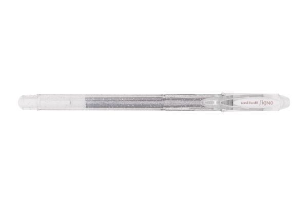 Picture of PEN UNI RB SIGNO UM120SPS SPARKLING SILVER GEL 1.00MM