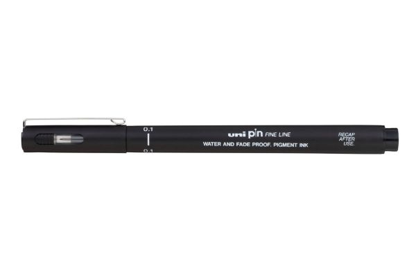 Picture of PEN DRAWING UNI PIN 200 FINE LINE 0.1MM BLACK