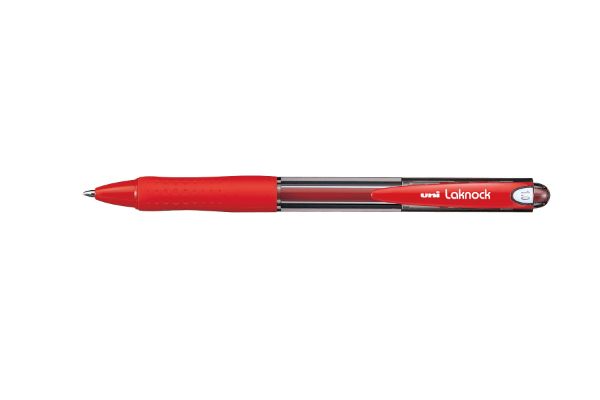 Picture of PEN UNI BP LAKNOCK RETRACT MED RED 1.0